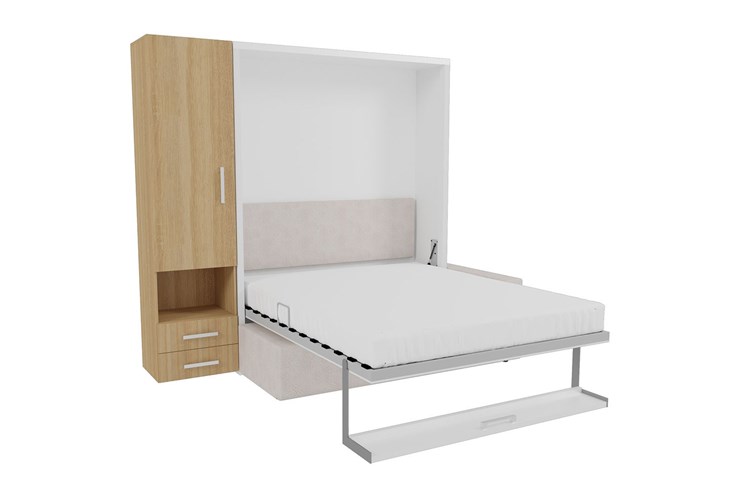 Кровать-трансформер Smart (ШЛ+К 1400), шкаф левый в Лангепасе - изображение 1