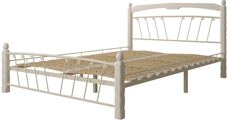 Кровать Муза 1, 1400, белый в Лангепасе - изображение 1