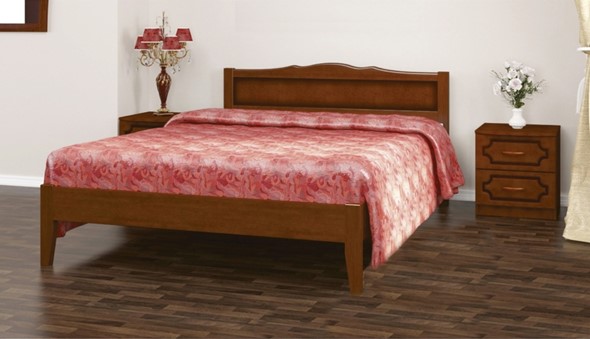 Кровать спальная Карина-7 (Орех) 160х200 в Урае - изображение