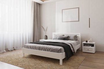Кровать односпальная  Милена (Белый античный) 120х200 в Нягани - предосмотр 2