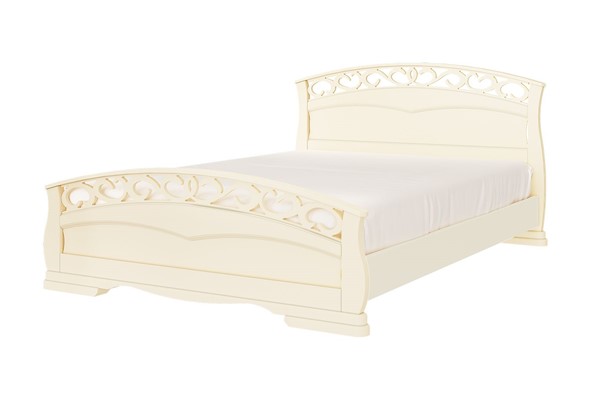 Кровать в спальню Грация-1 (слоновая кость) 160х200 в Сургуте - изображение