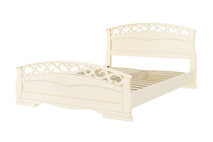 Кровать в спальню Грация-1 (слоновая кость) 160х200 в Лангепасе - изображение 1