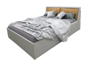 Кровать с мягким изголовьем Ланкастер 2100х2300 мм в Лангепасе