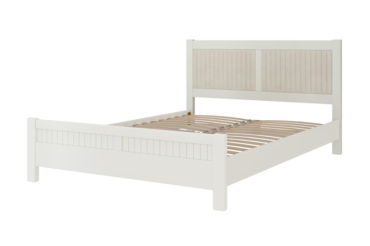 Кровать 1.5-спальная Фрида (белый античный) 140х200 в Лангепасе - изображение 1