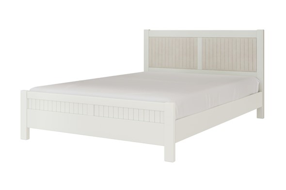 Кровать 1.5-спальная Фрида (белый античный) 140х200 в Сургуте - изображение