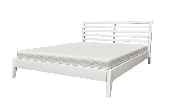 Полутороспальная кровать Камила (Белый античный) 140х200 в Когалыме - изображение