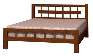 Спальная кровать Натали-5 (Орех) 120х200 в Нягани