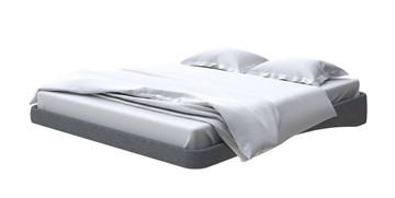 Парящая кровать 160х200, Рогожка (Savana Grey) в Сургуте