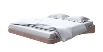 Парящая кровать 2-спальная 160х200, Велюр (Ultra Горячий шоколад) в Лангепасе