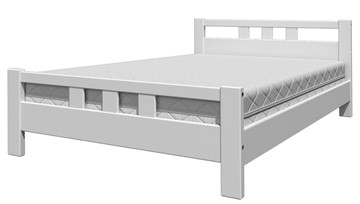 Спальная кровать Вероника-2 (Белый Античный) 140х200 в Урае