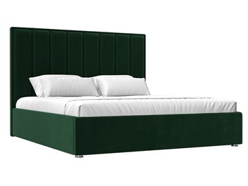 Кровать с механизмом двуспальная Афродита 160, Зеленый (Велюр) в Радужном