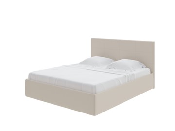 Двуспальная кровать с механизмом Alba 180х200, Рогожка (Savana Milk) в Нягани