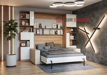 Кровать-шкаф с диваном DetalMaster Дина, 1200х2000 в Югорске