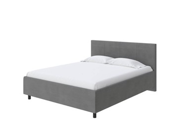 Кровать в спальню Como (Veda) 3 160х200, Велюр (Forest 17 Серый) в Лангепасе