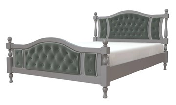 Спальная кровать Жасмин (Антрацит) 140х200 в Советском