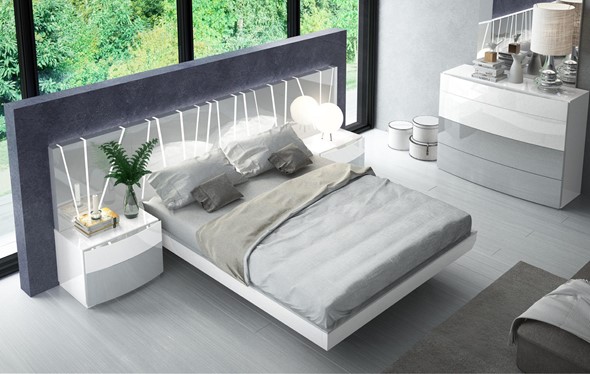 Кровать 606 VANESSA со светодиодной подсветкой (160х200) в Нягани - изображение