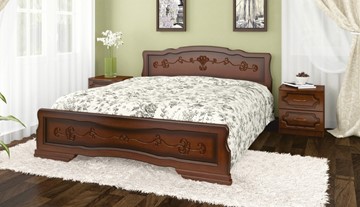 Спальная кровать Карина-6 тахта (Орех) 90х200 в Урае