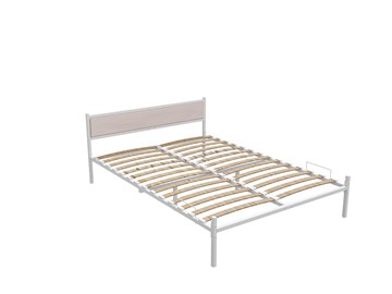 Кровать односпальная Redmison Аметист с ортопедическим основанием 1200x2000 (Белый муар) в Когалыме