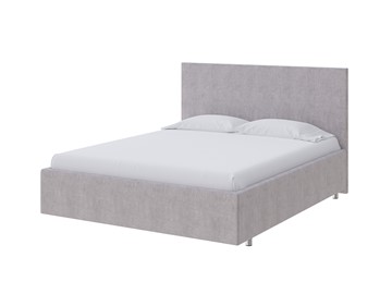 Кровать 1-спальная Flat 90х200, Велюр (Лофти Серый) в Урае