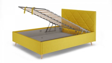 Кровать 1,5-спальная Kim 1400х1900 с подъёмным механизмом в Урае - предосмотр 4