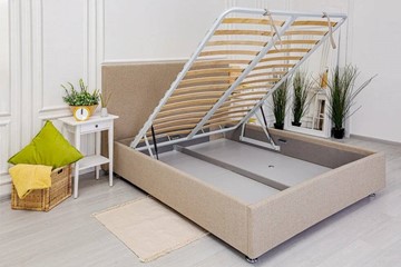 Кровать в спальню Кристалл 1 1400х1900 с подъёмным механизмом в Когалыме - предосмотр 3