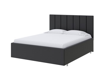 Спальная кровать Modern Large 90х200, Экокожа (Черный) в Лангепасе