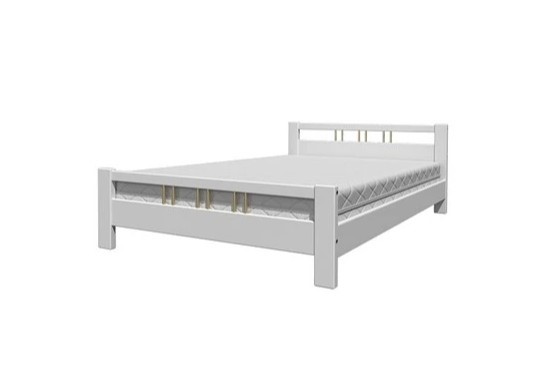 Спальная кровать Вероника-3 (Белый Античный) 120х200 в Лангепасе - изображение