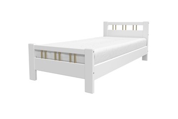 Кровать Вероника-3 (Белый Античный) 90х200 в Лангепасе