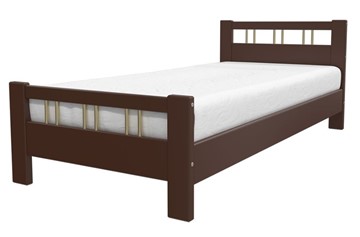 Кровать Вероника-3 (Орех) 90х200 в Нягани