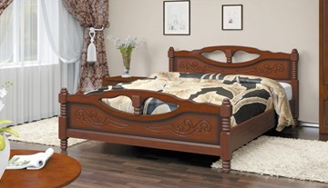 Кровать в спальню Елена-4 (Орех) 160х200 в Нягани