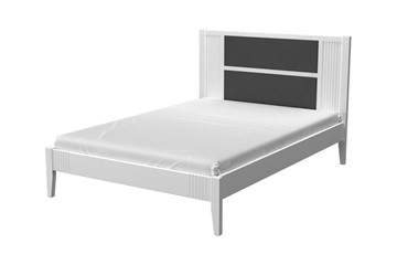 Полуторная кровать Бетти из массива сосны (Белый Античный) 160х200 в Когалыме