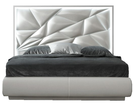 Полуторная кровать FRANCO KIU 1242 с LED подсветкой изголовья (160х200) в Урае - изображение
