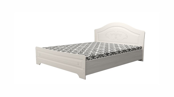 Кровать 1.5-спальная Ивушка-5 2000х1200 с высоким изножьем, цвет Итальянский орех в Сургуте - изображение 1