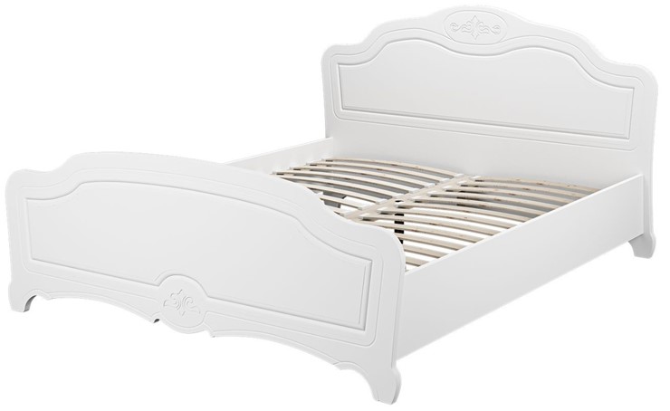 Спальная кровать Лотос (Белый) 140х200 в Когалыме - изображение 1