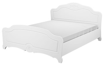 Спальная кровать Лотос (Белый) 140х200 в Радужном