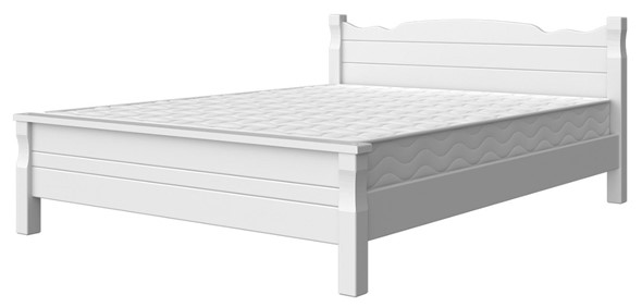 Кровать спальная Мюнхен-4 (Белый античный) 160х200 в Сургуте - изображение