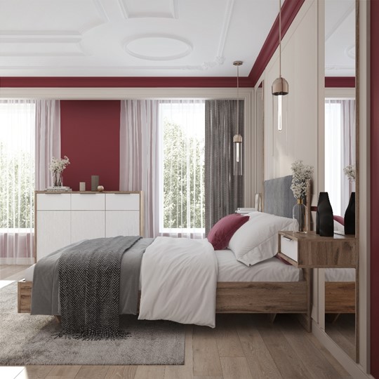 Кровать 2-спальная Николь (мод.1.3) 1,6 серый текстиль, с ортопедическим основанием в Лангепасе - изображение 4