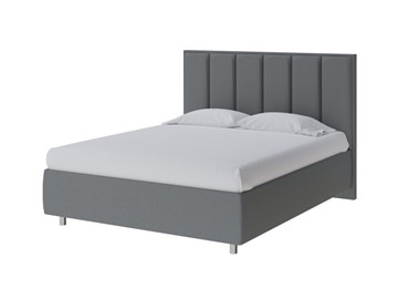 Кровать спальная Routa 140х200, Рогожка (Savana Grey (серый)) в Урае