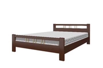 Спальная кровать Вероника-3 (Орех) 120х200 в Нягани