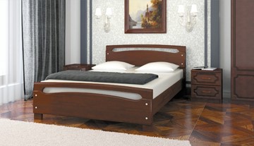 Кровать Камелия-2 (Орех) 160х200 в Лангепасе