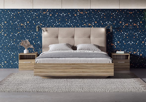Двуспальная кровать с механизмом Victoria (ясень ориноко) 180х190 в Урае - изображение