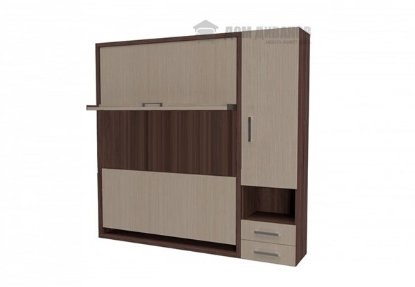 Кровать-трансформер Smart (К 1400+ШП), шкаф правый в Когалыме - изображение