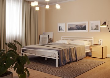 Кровать 1-спальная Леон, 900, белый в Сургуте