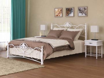 Двуспальная кровать Garda 2R 160х200, белый в Пыть-Яхе