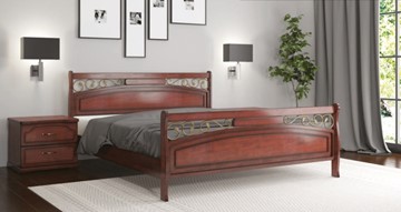 Спальная кровать СВ-Стиль Цезарь 160*200 с основанием в Лангепасе