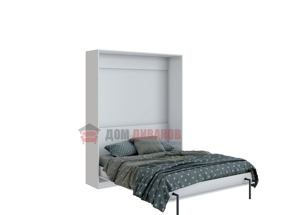 Кровать-шкаф Велена 3, 1600х2000, цвет белый в Ханты-Мансийске - изображение