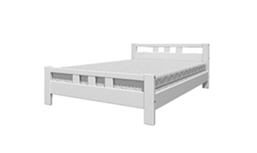 Кровать 1-спальная Вероника-2 (Белый Античный) 90х200 в Урае