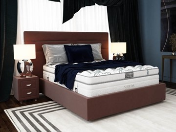 Кровать Modern/Island M 180х200, Флок (Велсофт Спелая слива) в Сургуте