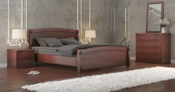 Кровать двуспальная СВ-Стиль Магнат 160*195 с основанием в Сургуте
