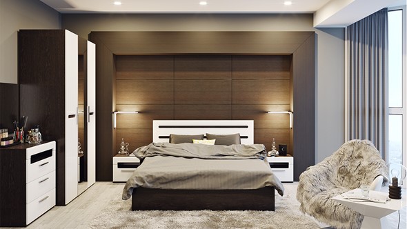 Модульная спальня Фьюжн №1 в Нижневартовске - изображение